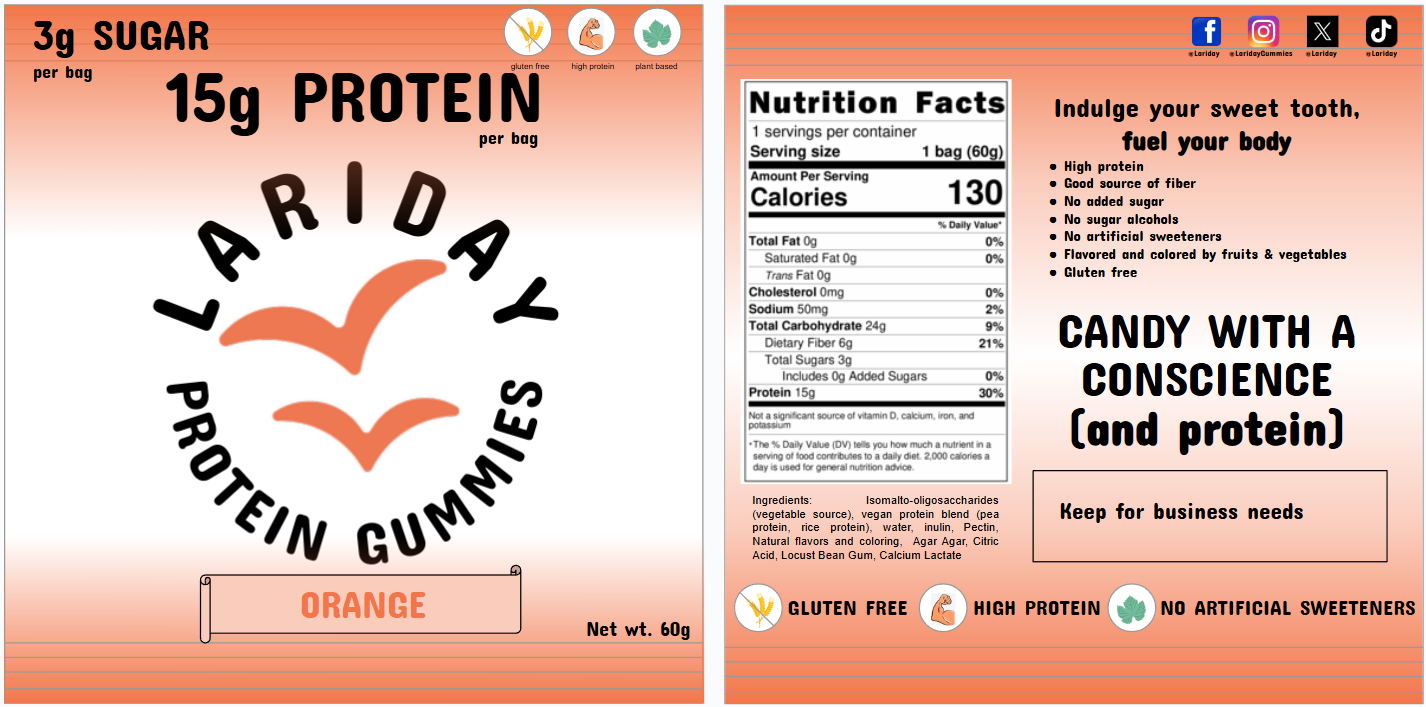 Protein Gummies - Orange