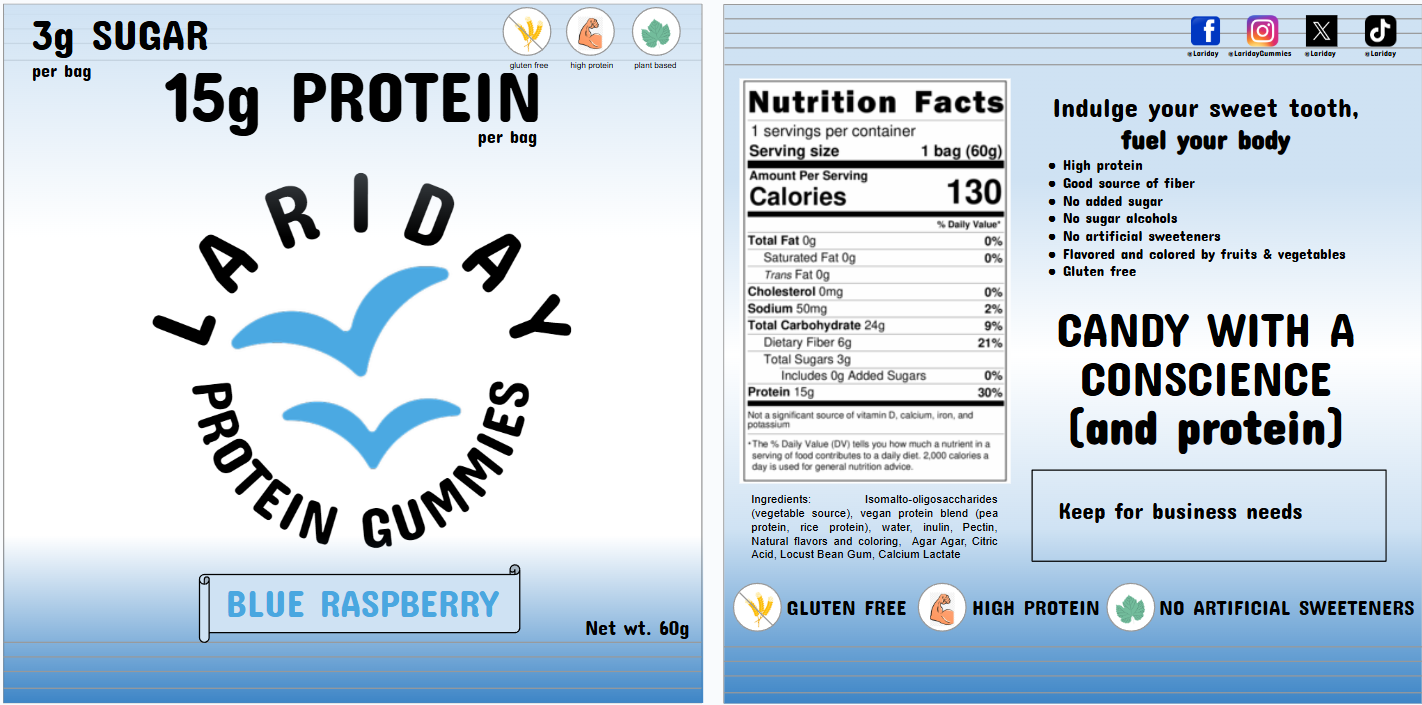 Protein Gummies - Blue Raspberry